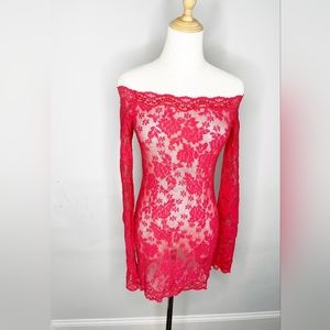 Victoria's Secret Lace Bodycon Slip Nightwear XS